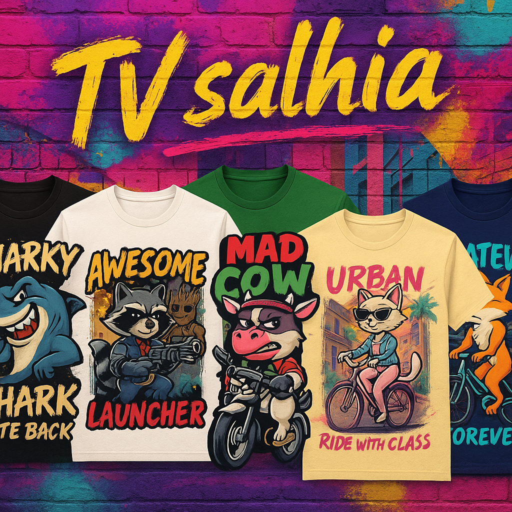 TV Salhia T-Shirt — Shop on Dashery
