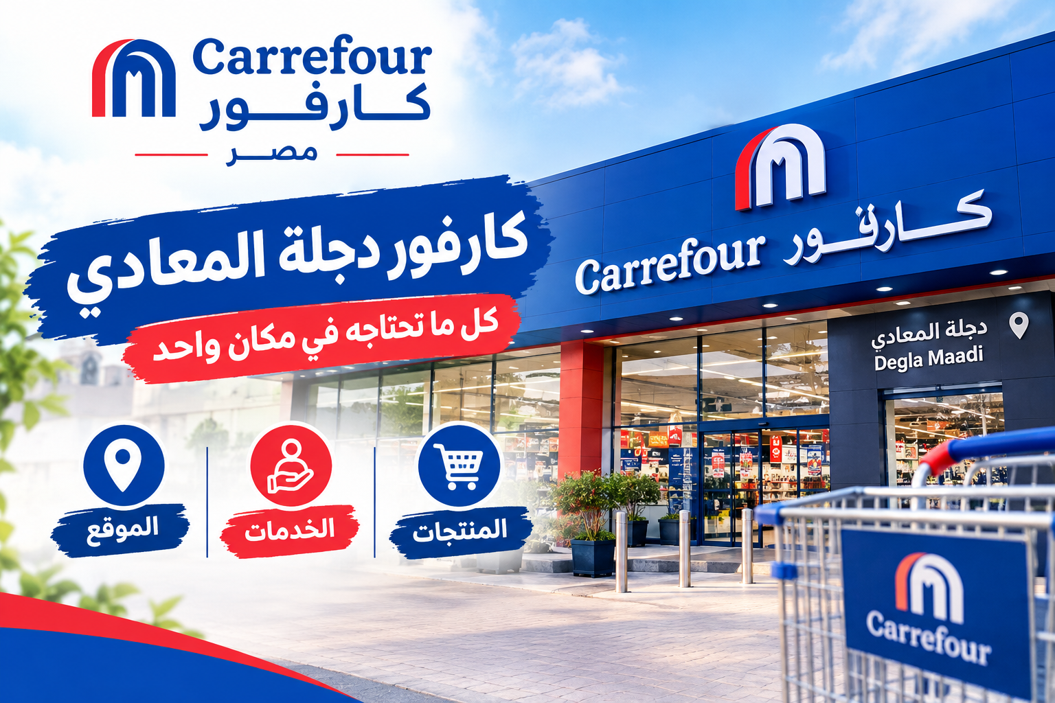 متجر كارفور دجلة المعادي: الموقع والخدمات والمنتجات المتاحة متجر كارفور دجلة المعادي: الموقع والخدمات والمنتجات المتاحة
